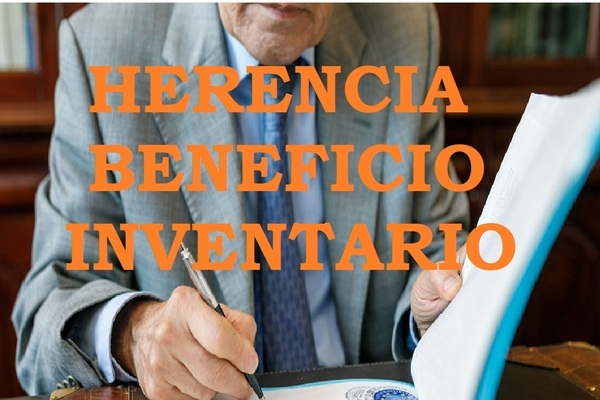 ACEPTAR UNA HERENCIA  A BENEFICIO DE INVENTARIO.